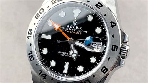 black rolex explorer 2|explorer 2 rolex price.